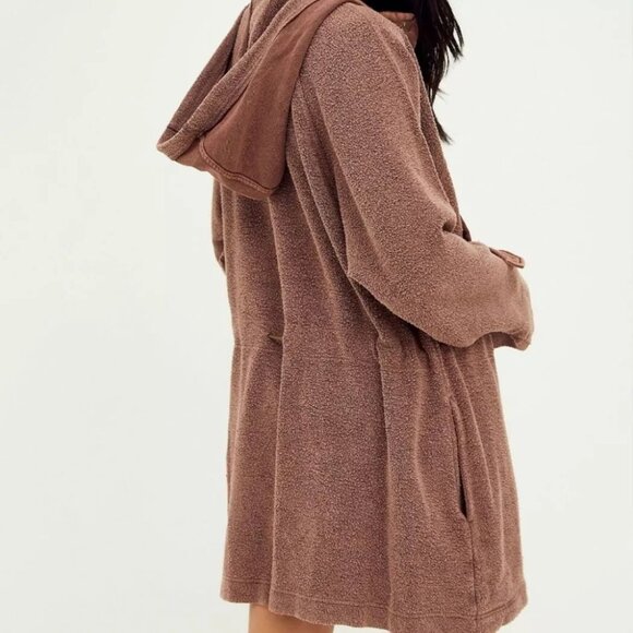 We the free Sadie Surplus jacket, sweatshirt-dress, tunic in brown, size medium - Picture 16 of 16